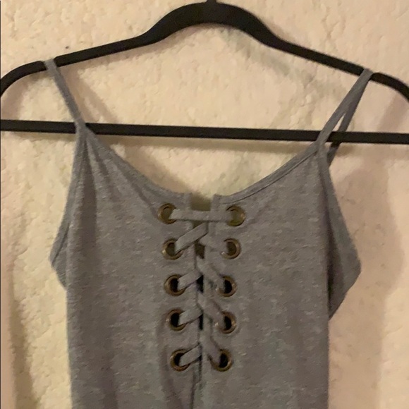 Grey bodycon midi dress - Picture 2 of 4